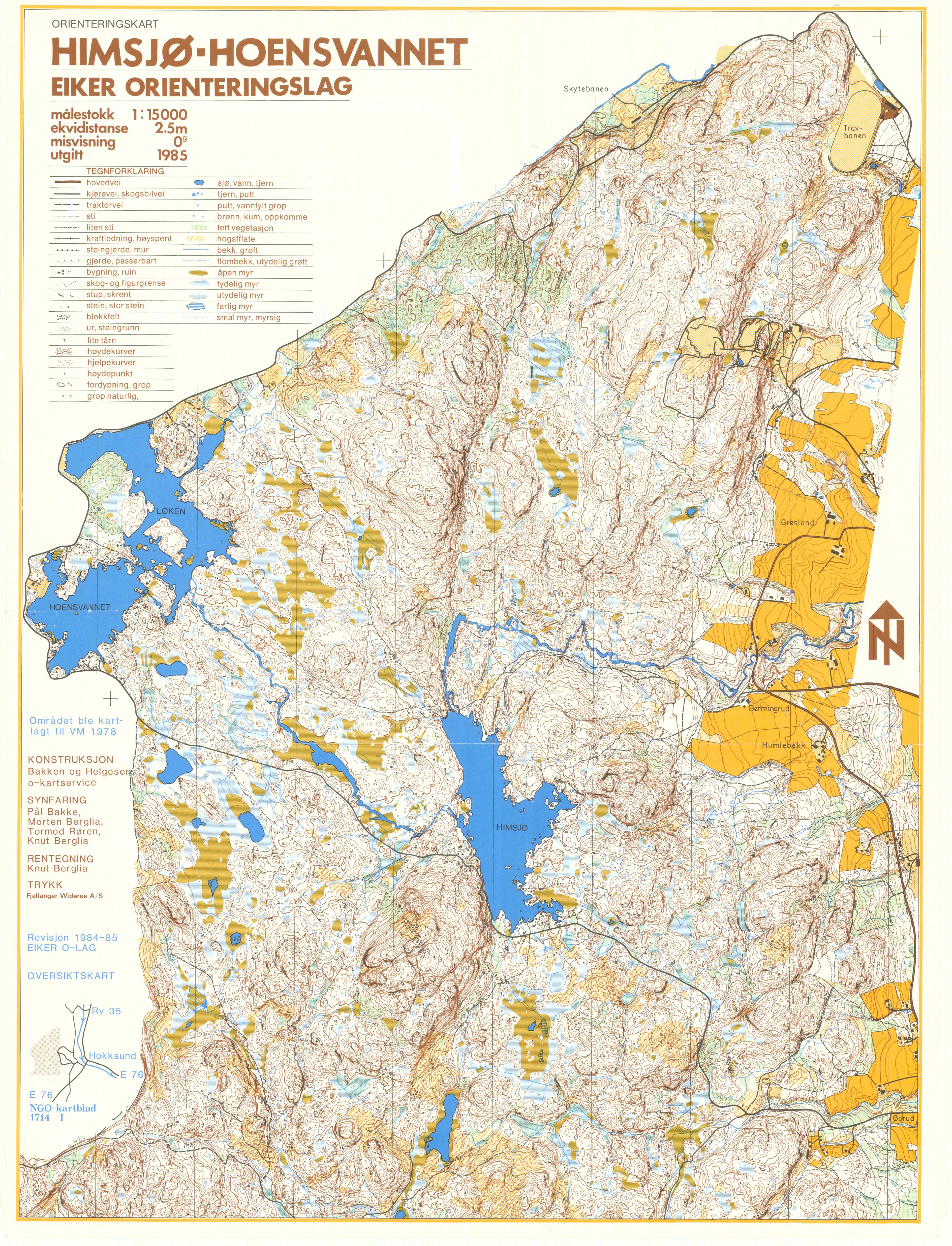 Himsjø-Hoensvannet (1985-01-01)