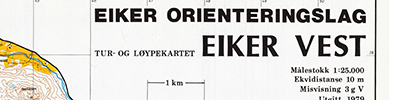 Turkart Eiker Vest - med skiløyper (1979-01-01)